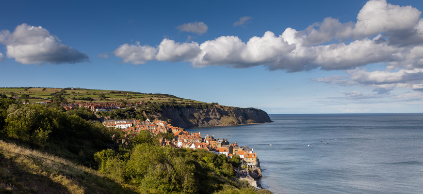 Robin Hoods Bay near Whitby in north Yorkshire