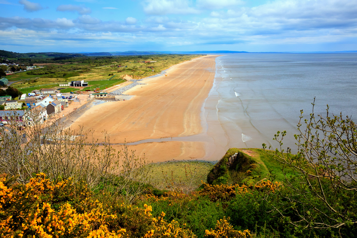 Pendine Sands Wales sandy beach a Parkdean resort in Wales