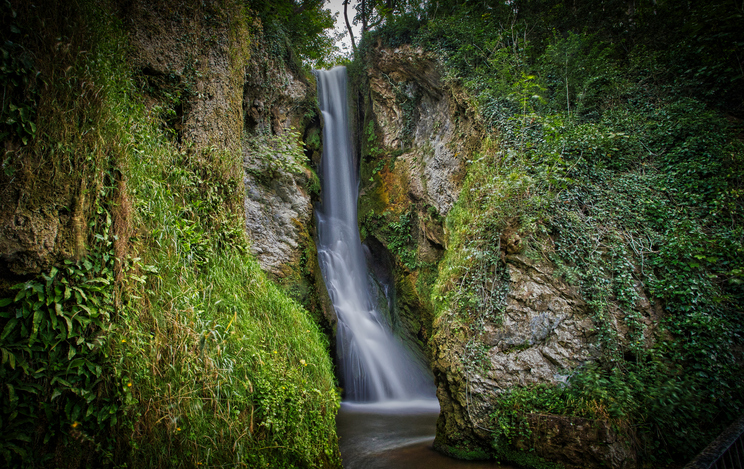 dyserth waterfall in north wales