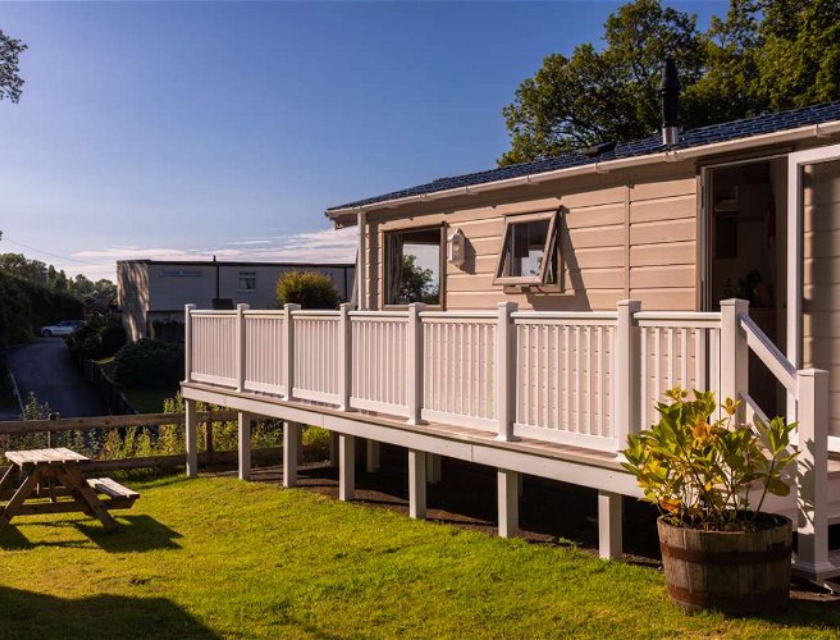 A static holiday caravan at Manleight Park near Croyde Bay, perfect to use as a base for discovering things to do in Croyde. 