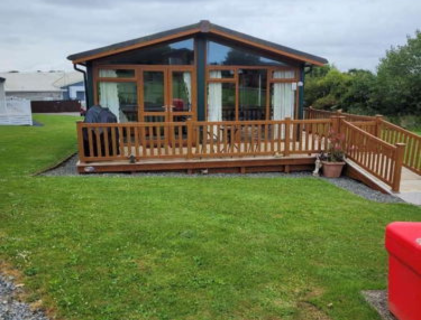 Cabin-style accommodation surrounded by green fields on Sand Le Mere Holiday Village. Use this holiday park as a base to visit Christmas markets in Yorkshire