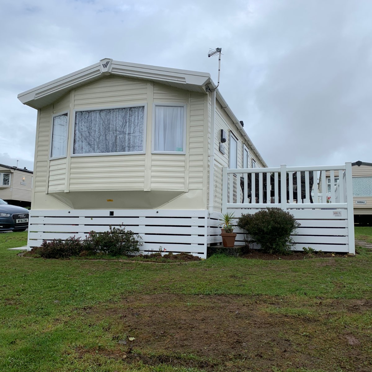 Rent a Private Static Caravan on Looe Bay Holiday Park in Cornwall